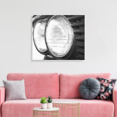 BMW koplampen canvas Afdruk (Insitu (Woonkamer))