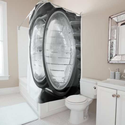  BMW-koplampen Douchegordijn (In situ)