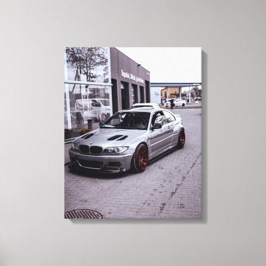 BMW M3 E46 CANVAS AFDRUK (Voorkant)