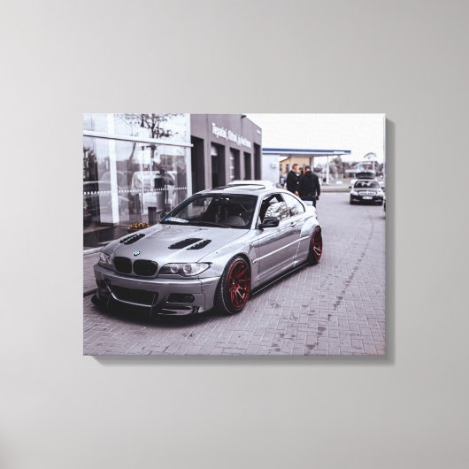 BMW M3 E46 CANVAS AFDRUK (Voorkant)