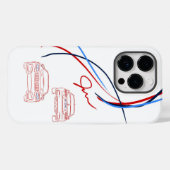 BMW M3/M4 Stripes iPhone 14 Coque (Verso (horizontal))