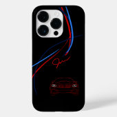 BMW M4 Stripes iPhone 14 Coque (Verso)