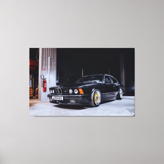 BMW M6 E23 6reeks Canvas Afdruk (Voorkant)