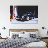 BMW M6 E23 6reeks Canvas Afdruk (Insitu (Slaapkamer))