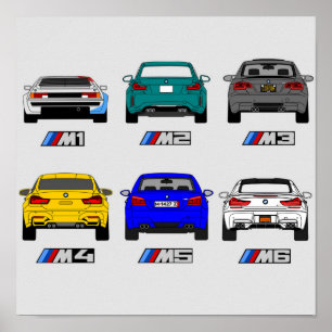 BMW M-reeks Poster