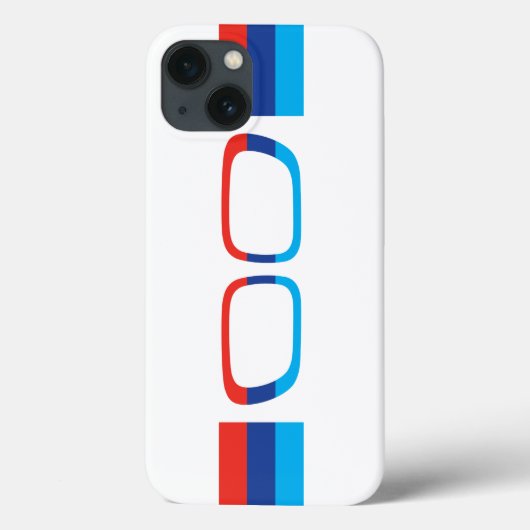 BMW M strepen en nieren Case-Mate iPhone Case (Achterkant)