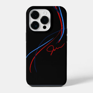 BMW ///M Strepen iPhone 14 hoesje (Zwart) iPhone 14 Pro Hoesje