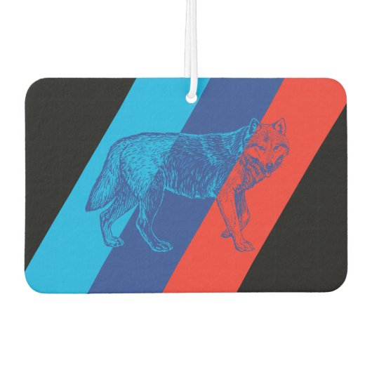 BMW M Wolf zwart Luchtverfrisser (Voorkant)