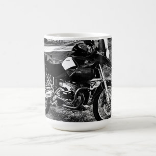 BMW-motorfiets  Koffiemok