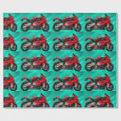 BMW-motorfiets voor matte wrapping papier (Vlak)