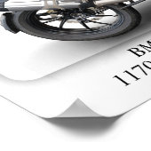 BMW R1200GS Motorcycle - Poster d'impression de ta (Coin)