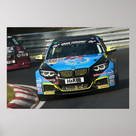 BMW RACING POSTER (Voorkant)