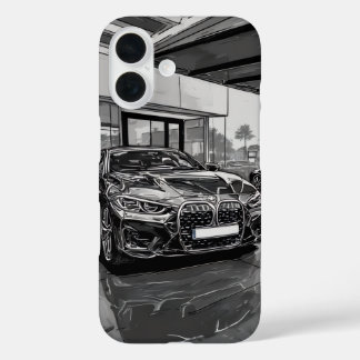 BMW - Schaduw Grille Dominantie iPhone 16 Hoesje