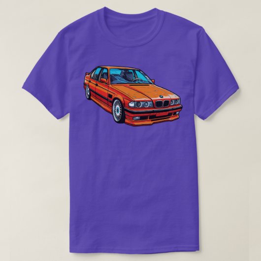 BMW verlaagde e38 T-shirt (Design voorkant)