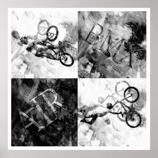 BMX 14, Copyright Karen J Williams Poster (Voorkant)