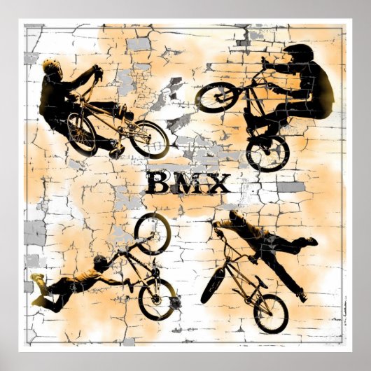 BMX 18, Copyright Karen J Williams Poster (Voorkant)
