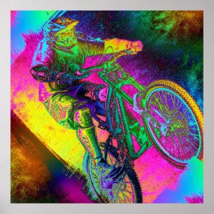 BMX 1A-1B-Afbeelding Poster