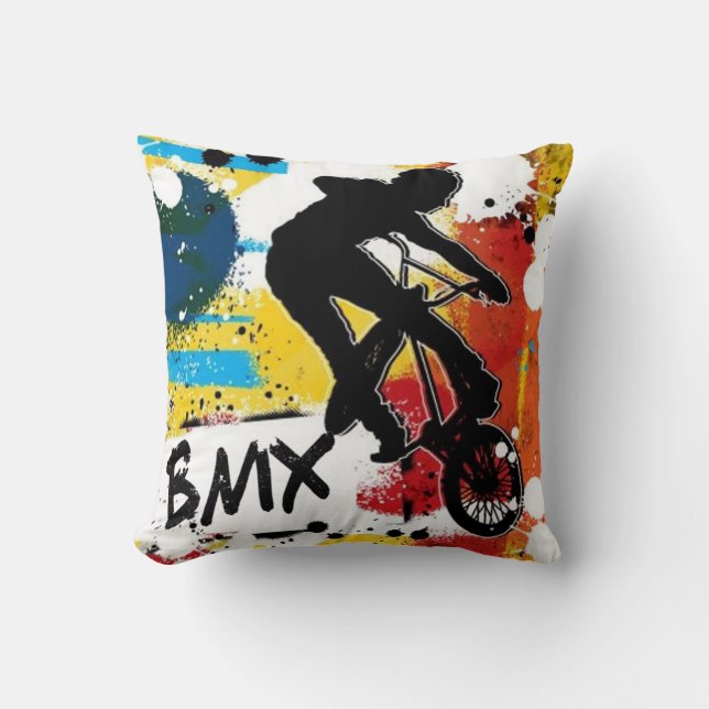 BMX 2 Sided Pillow Kussen (Voorkant)
