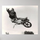 BMX-afdruk van oude school Poster (Voorkant)