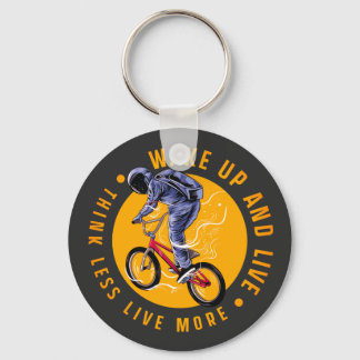 BMX Astronaut fietsen Sleutelhanger