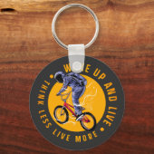 BMX Astronaut fietsen Sleutelhanger (Voorkant)