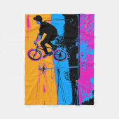 BMX Back-Flip Fleece Deken (Voorkant)