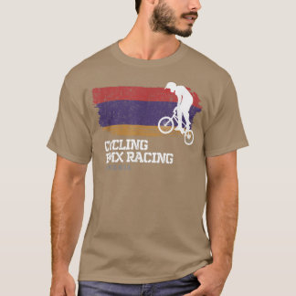 BMX Bike Armenia Flag Biking Racing BMX T-shirt