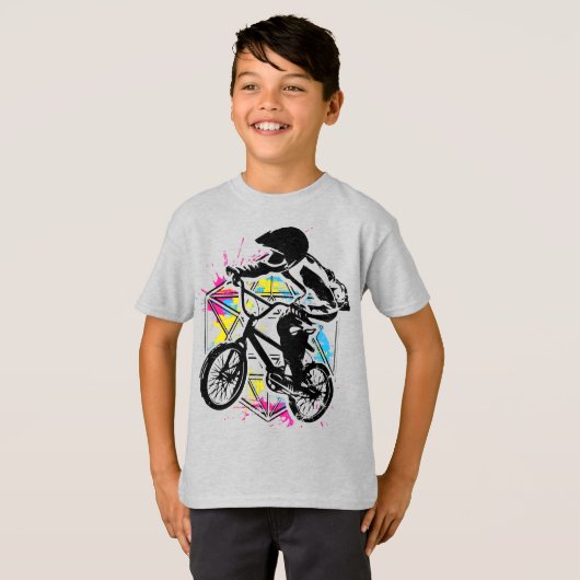 Bmx Bike - Bmx Bicycle T-Shirt - Apparel (Voorkant volledig)