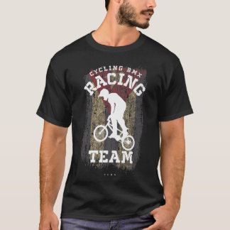 BMX Bike Cuba Flag Biking Cycling Racing BMX 268 T-shirt