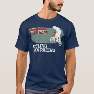 BMX Bike Fiji Flag Biking Racing BMX 301 T-shirt