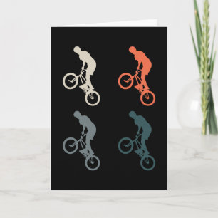 BMX Bike Freestyle Sport Retro Gift Kaart