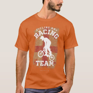 BMX Bike Georgia Flag Biking Cycling Racing BMX 31 T-shirt