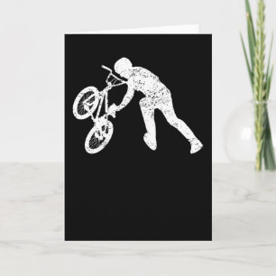 BMX Bike Motorcross Freestyle Retro Gift Kaart