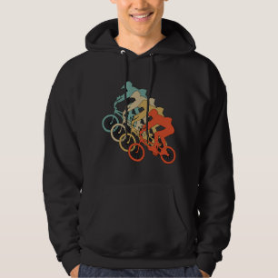 BMX Bike Retro Style BMX Fietsfiets Cycl Hoodie