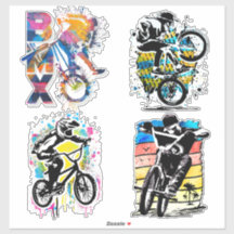 BMX Bike Stickers - BMX Vinyl Stickers