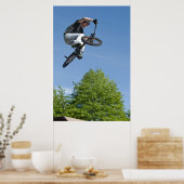 BMX Bike Stunt Poster (Keuken)