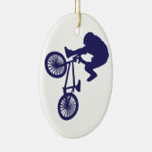 BMX Biker Keramisch Ornament (Rechts)