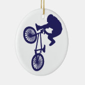 BMX Biker Keramisch Ornament (Rechts)