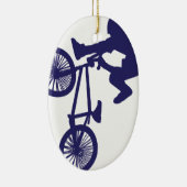 BMX Biker Keramisch Ornament (Rechts)