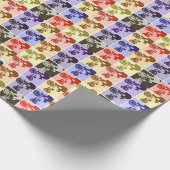 BMX Biker Pop Art Cadeaupapier (Hoek)