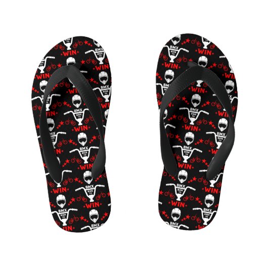 BMX Bikers Freestyle Kinder Teenslippers (Voetbed)