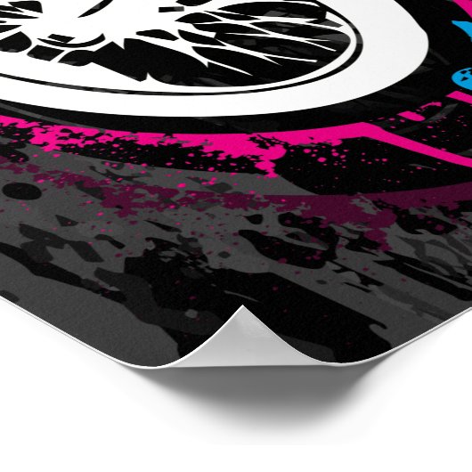 Bmx classique - Bmx Freestyle Bmx Poster Imprimer (Coin)