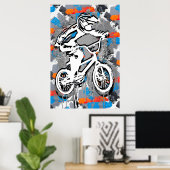 Bmx classique - Bmx Freestyle Bmx Poster Imprimer (Bureau à domicile)