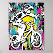 Bmx classique - Bmx Freestyle Bmx Poster Imprimer (Devant)