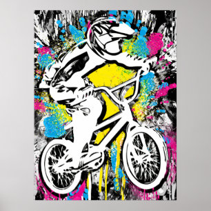 Bmx classique - Bmx Freestyle Bmx Poster Imprimer