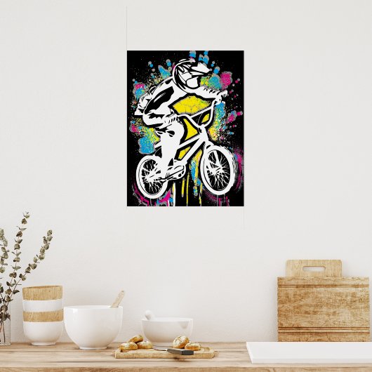 Bmx classique - Bmx Freestyle Bmx Poster Imprimer (Cuisine)