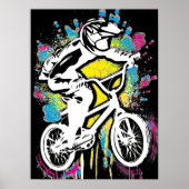 Bmx classique - Bmx Freestyle Bmx Poster Imprimer (Devant)