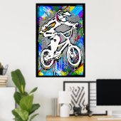 Bmx classique - Bmx Freestyle Bmx Poster Imprimer (Bureau à domicile)