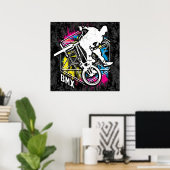 Bmx classique - Bmx Freestyle Bmx Poster Imprimer (Bureau à domicile)