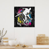 Bmx classique - Bmx Freestyle Bmx Poster Imprimer (Cuisine)